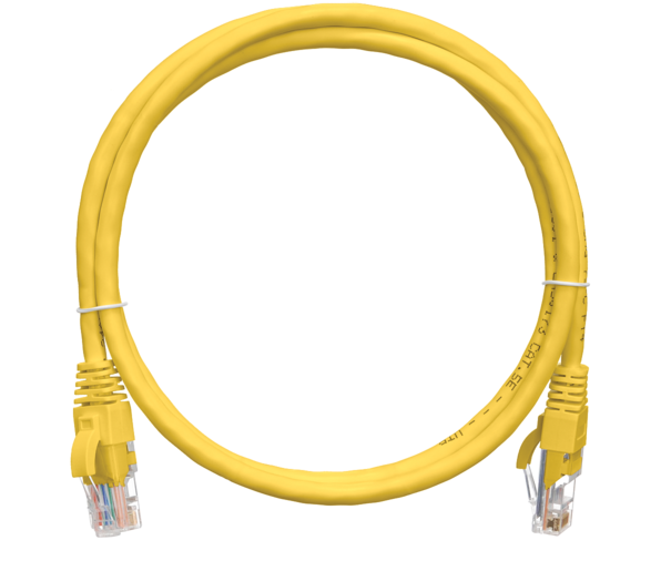 Кабель патч-корд U/UTP 5e кат. 5м NikoMax NMC-PC4UD55B-050-YL