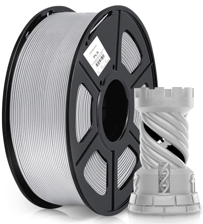 Пластик для принтера 3D PLA Cactus CS-3D-PLA-1KG-SILVER