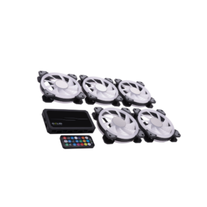 Вентилятор для корпуса GELID Amber 8 PRO + 5 Stella Infinity (RF-RGB-MP-02)