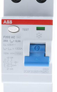 Выключатель дифференциального тока (ВДТ, УЗО) ABB 2CSF202001R3250