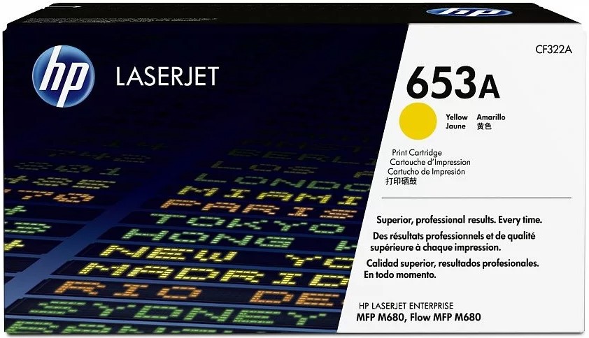 Тонер-картридж HP 653A Желтый