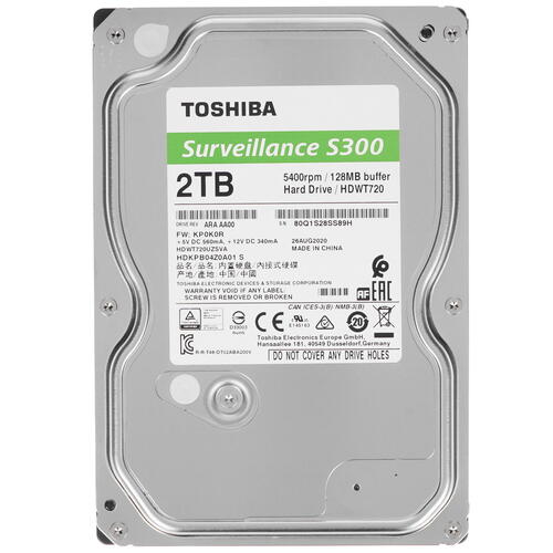Жесткий диск 2TB SATA 6Gb/s Toshiba HDWT720UZSVA