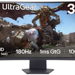 Монитор 31.5 " LG UltraGear 32GS60QC-B, Черный, [32GS60QC-B]
