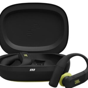 Наушники TWS JBL Endurance Peak 4, Bluetooth, Внутриканальные, Лайм, Черный, [JBLENDUPEAK4BLKL]