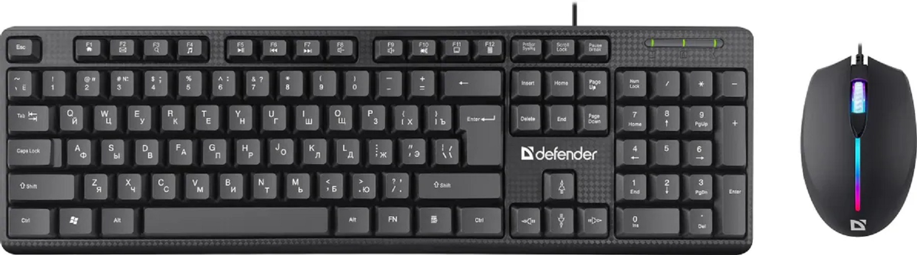 Клавиатура и мышь Defender Triumph C-991