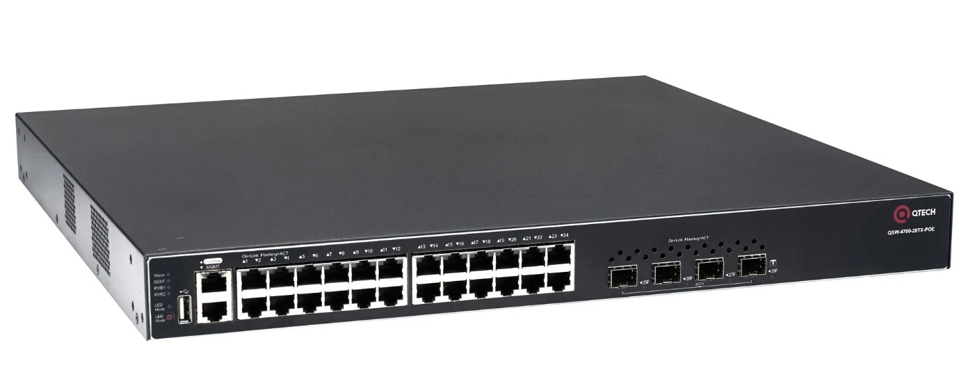 Коммутатор управляемый QTECH QSW-4700-28TX-POE