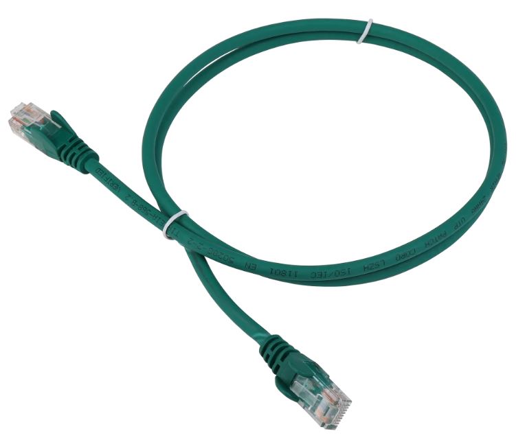 Кабель патч-корд U/UTP 6 кат. 2м Lanmaster LAN-PC45/U6-2.0-GN