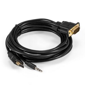 Кабель-переходник HDMI-VGA Exegate EX-HDMIM-VGAM-3.5JackS-3.0