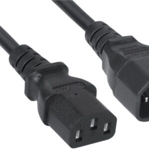 Кабель питания кабелей Filum FL-PC-C13/C14-C-3.0-BK