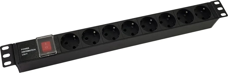 Блок розеток 19", 8 розеток NTSS NTSS-PDU-DA1016