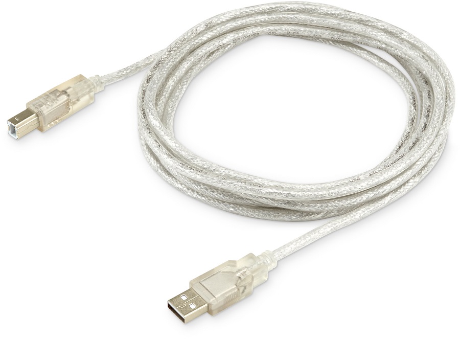 Кабель интерфейсный USB 2.0 Buro USB2.0-AM/BM-3-TRANS