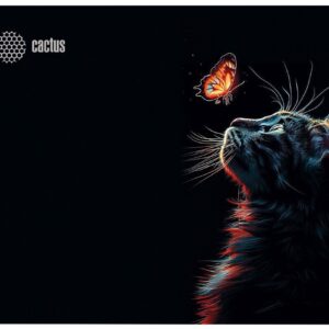 Коврик для мыши Cactus Night Cat