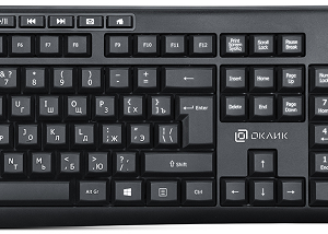 Клавиатура и мышь wireless Oklick 225M
