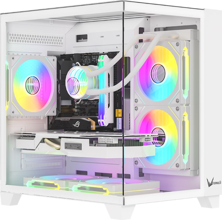 Корпус mATX Formula V Crystal Z9M Floe White
