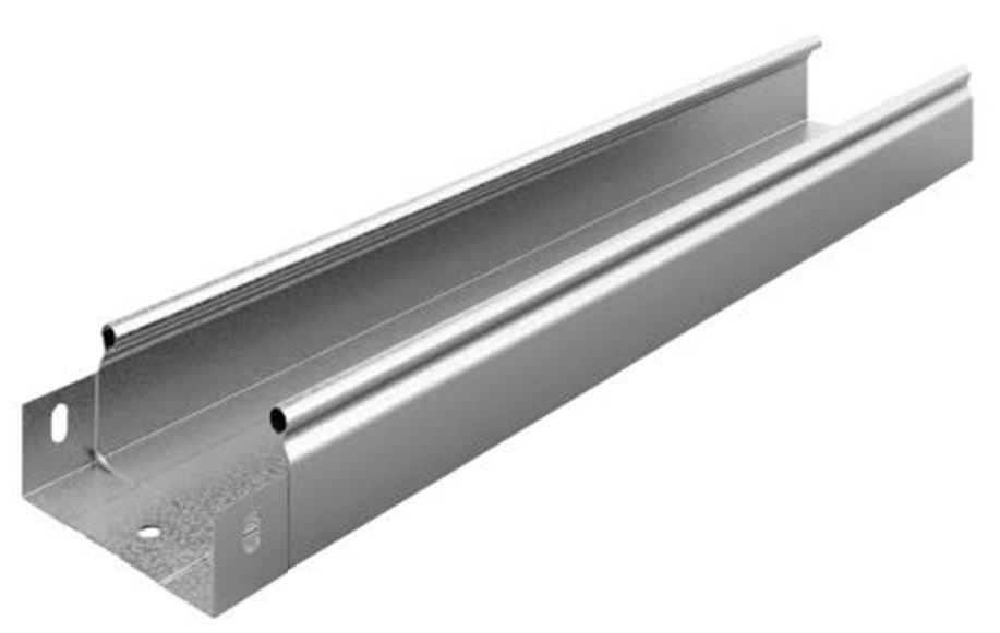 Лоток листовой неперфорированный Ostec ЛНМЗТ-100х50х3000-1,0-СЦ