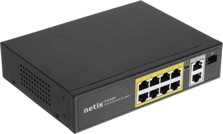 Коммутатор неуправляемый Netis ST110GHPDI-2G-130