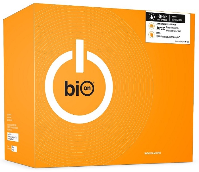 Тонер-картридж BION BCR-101R00474 Черный