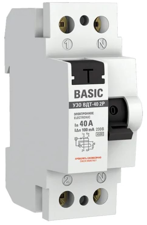 УЗО EKF elcb-2-40-100e-sim