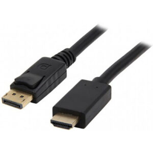 Кабель DisplayPort (M) - HDMI (M), 1.8м, KS-IS KS-385-1.8