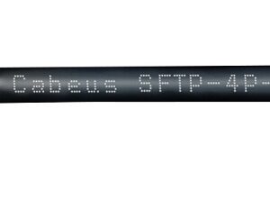 Кабель витая пара SF/UTP 5e кат. 4 пары Cabeus SFTP-4P-Cat.5e-SOLID-OUT-LSZH-UV
