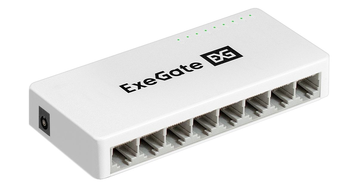 Коммутатор неуправляемый Exegate EDGS-1008C