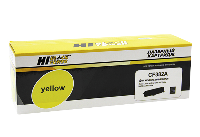 Тонер-картридж Hi-Black HB-CF382A Желтый