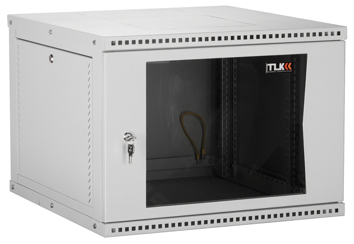 Шкаф настенный 19", 9U TLK TWI-096060-R-G-GY