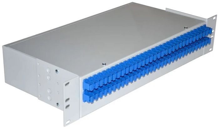 Кросс оптический стоечный Vimcom СКРУ-2U-64SC/U-SM-64AD+64PT/G-SP-GR