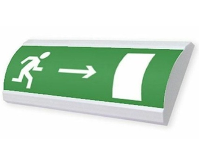 Оповещатель Электротехника и Автоматика ЛЮКС-220-Р "Человек стрелка вправо дверь"
