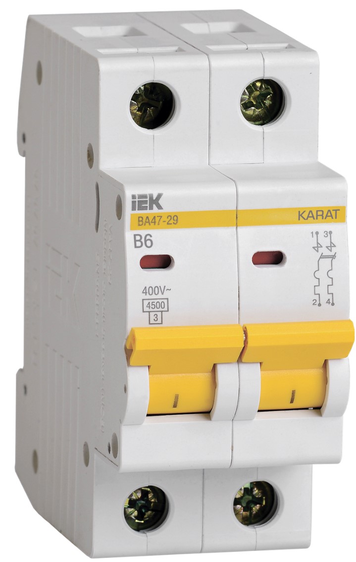 Автоматический выключатель IEK MVA20-2-006-B