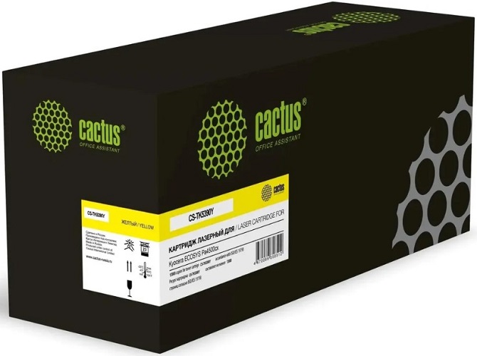 Тонер-картридж Cactus CS-TK5390Y Желтый