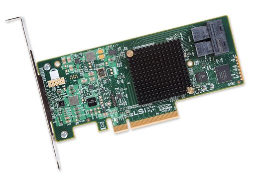 Контроллер SAS Broadcom/LSI 9300-8i SGL