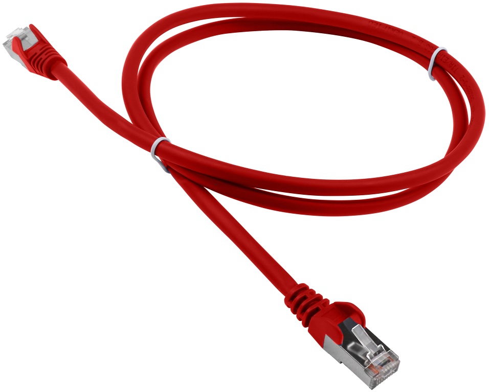 Кабель патч-корд F/UTP 5e кат. 5м Lanmaster LAN-PC45/S5E-5.0-RD