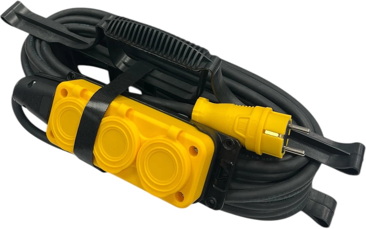Удлинитель силовой iTOK i-CONNECT-COLOR-SUR-KG-315-3-54-20-YELLOW