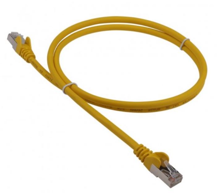 Кабель патч-корд F/UTP 5e кат. 10м Lanmaster LAN-PC45/S5E-10-YL