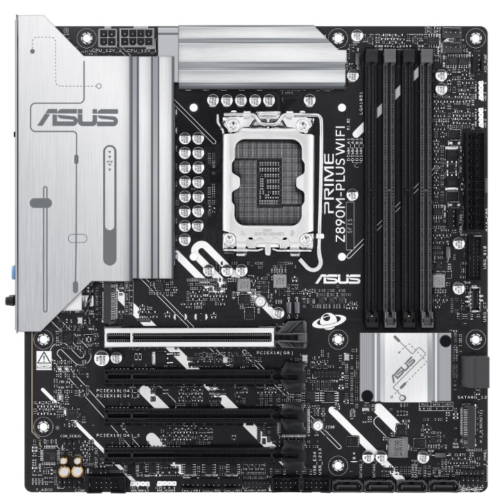 Материнская плата ASUS PRIME Z890M-PLUS WIFI, LGA1851, Intel Z890, mATX