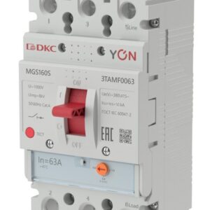Автоматический выключатель DKC MGS160S-3TAMF0063