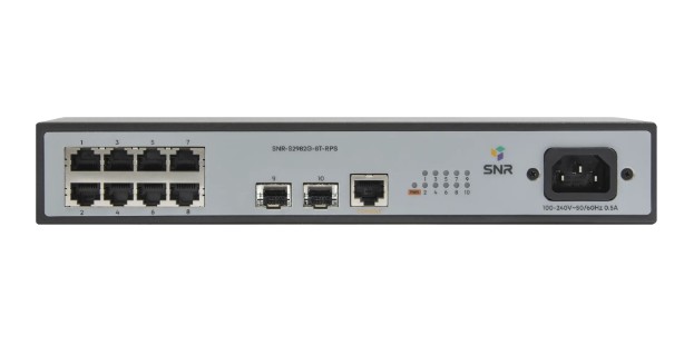 Коммутатор управляемый SNR SNR-S2982G-8T-RPS