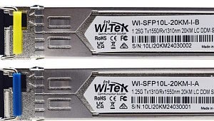 Модуль SFP+ Wi-Tek WI-SFP10L-10G-20KM-I
