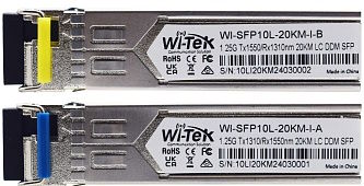 Модуль SFP+ Wi-Tek WI-SFP10L-10G-20KM-I
