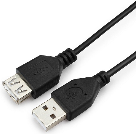 Кабель интерфейсный USB 2.0 удлинитель Garnizon GCC-USB2-AMAF-0.5M