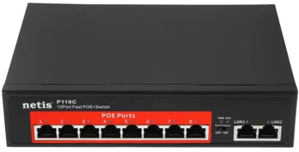 Коммутатор неуправляемый Netis P110C