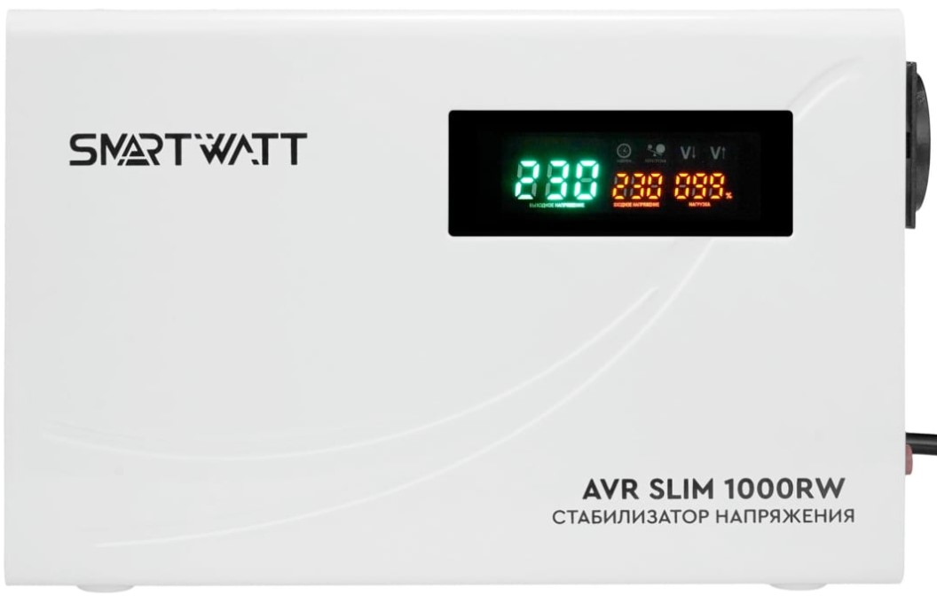 Стабилизатор напряжения SmartWatt AVR SLIM 1000RW