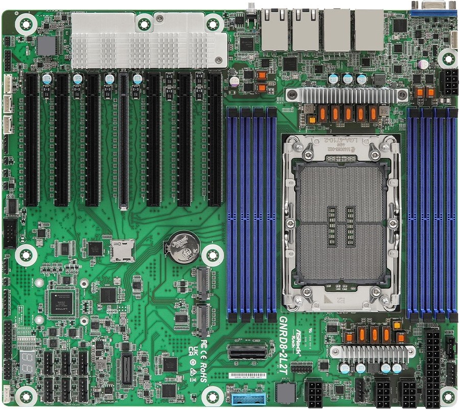 Материнская плата ASRock GNRD8-2L2T, LGA4710, Нет (SOC), SSI CEB