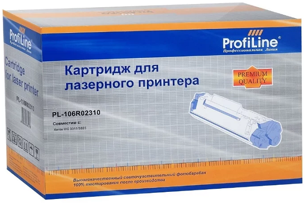 Тонер-картридж ProfiLine PL_106R02310 Черный