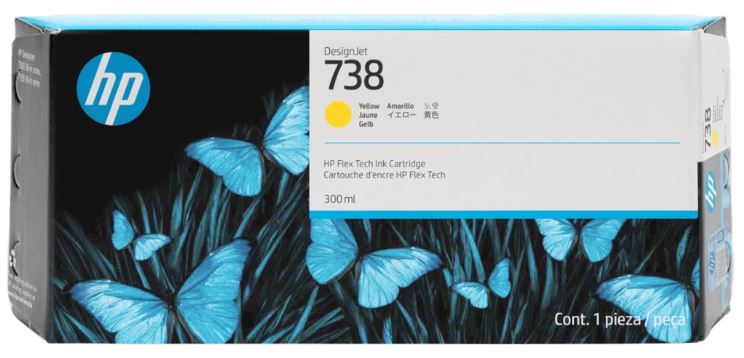 Тонер-картридж HP 738 Желтый