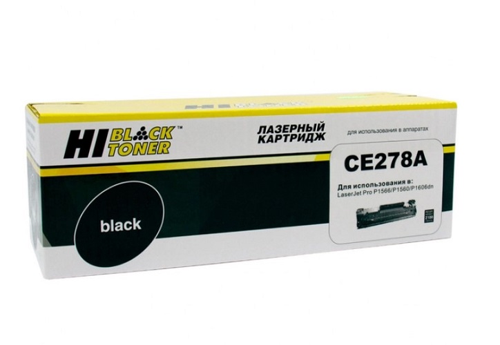 Тонер-картридж Hi-Black HB-CE278A Черный
