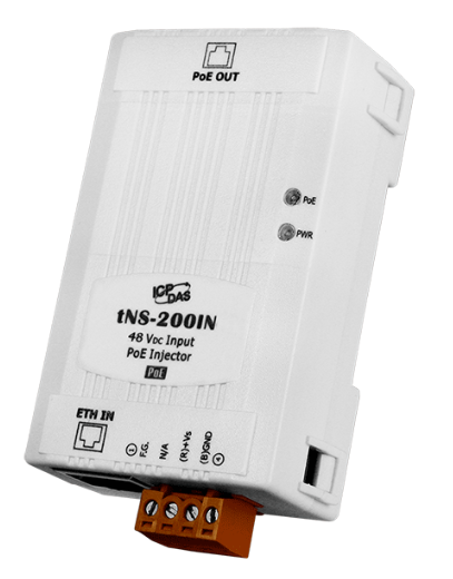 Инжектор PoE ICP DAS tNS-200GIN CR