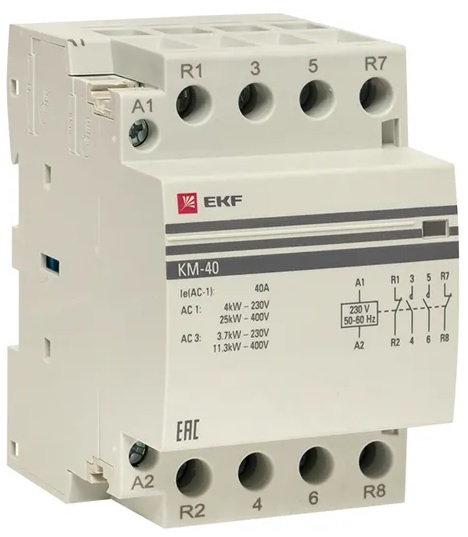 Контактор EKF km-3-40-22