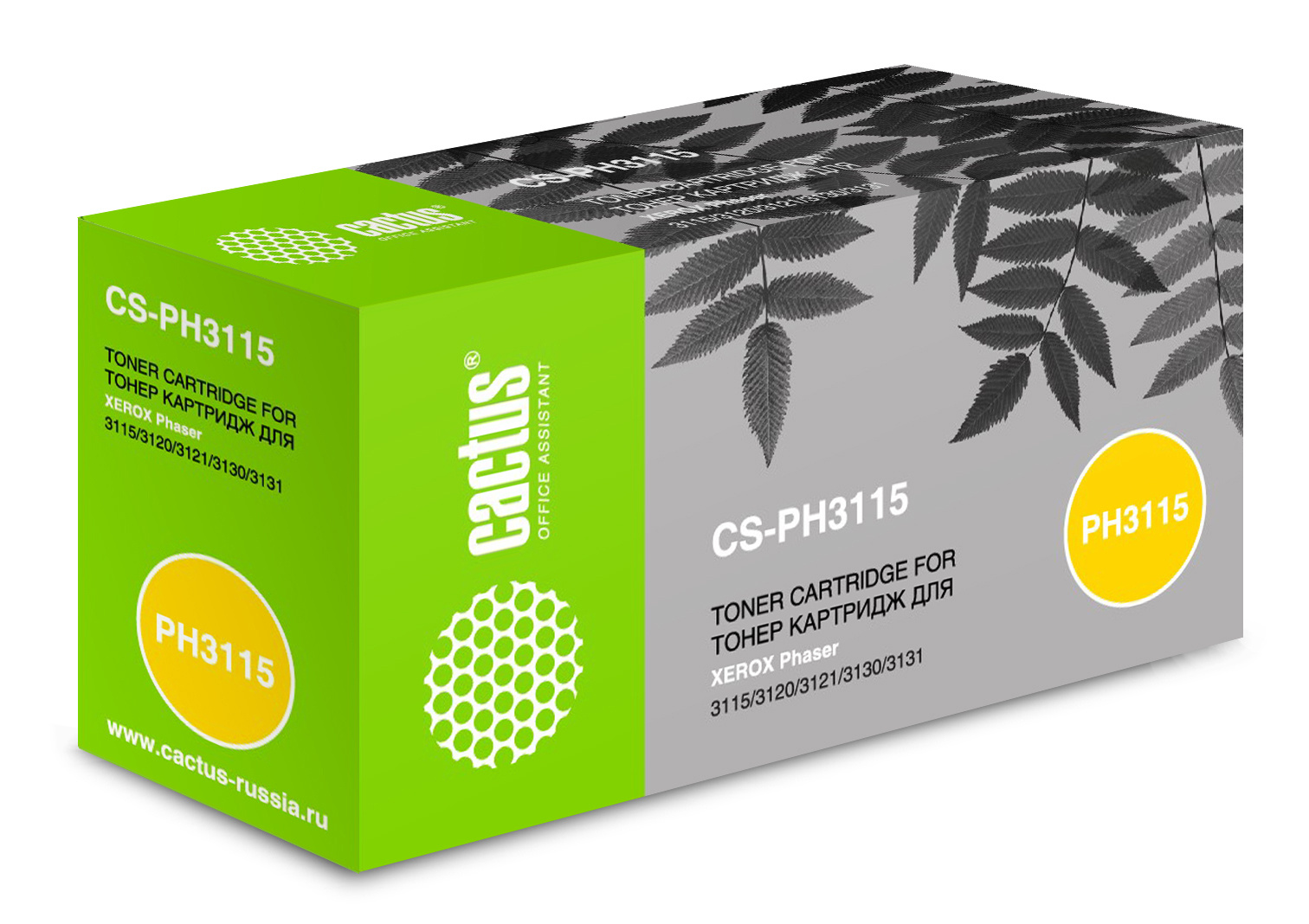 Тонер-картридж Cactus CS-PH3115 Черный